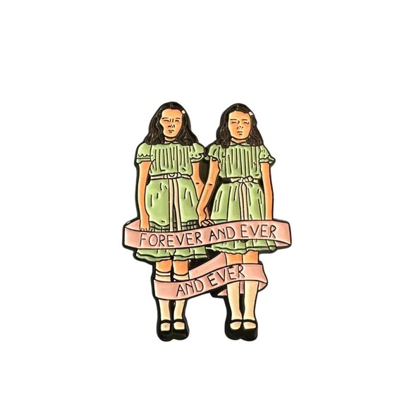 FOREVER AND EVER Grady Twins Shining Enamel Pin NEW NWOT - Picture 3 of 4
